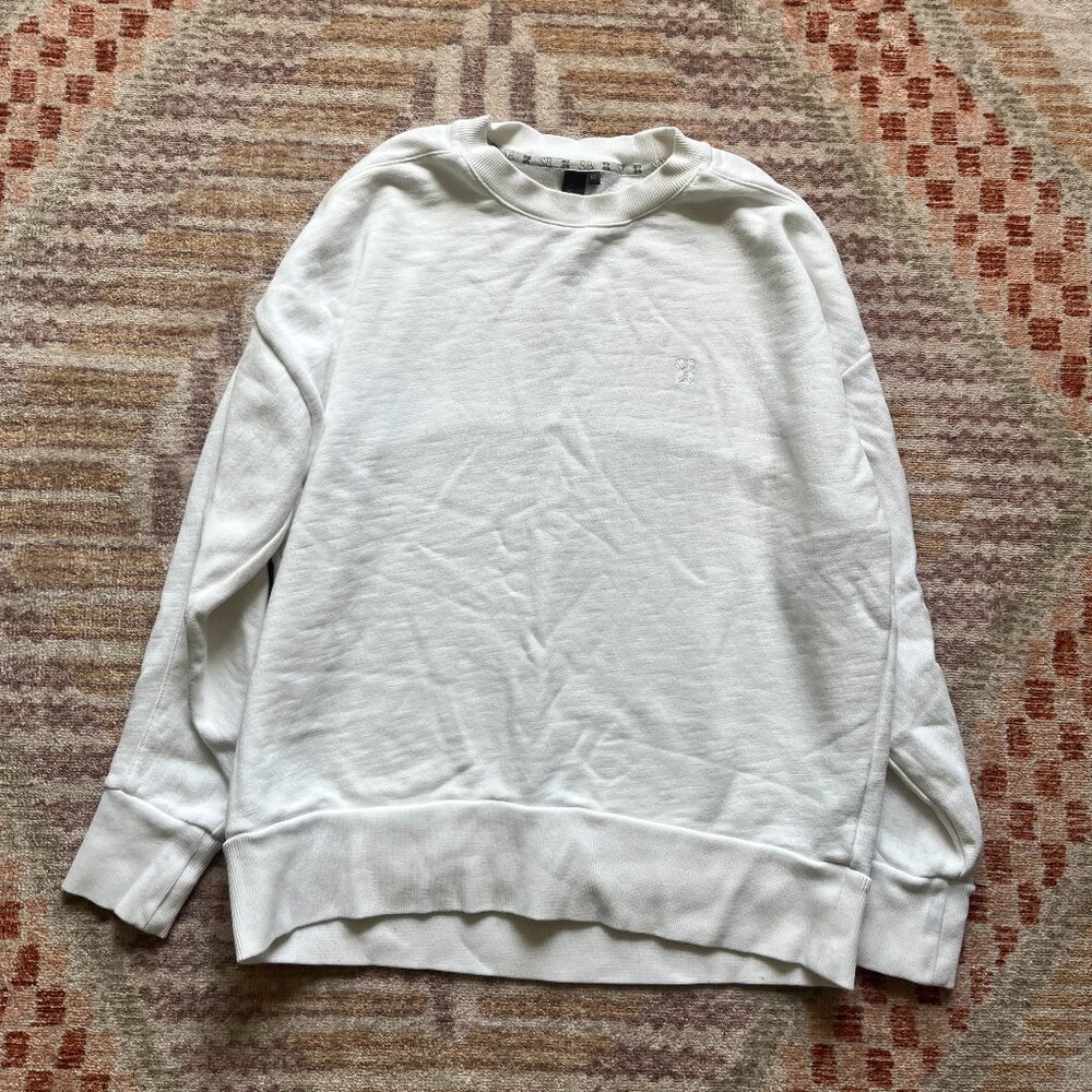 NWOT! Sweaty Betty Essentials Sweatshirt- White- Medium